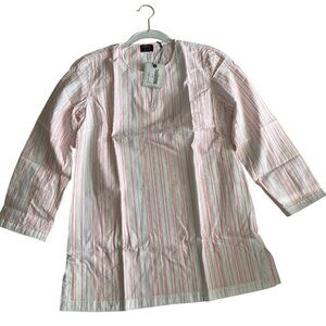 UNTUCKit Durfort size 4 16 Top Cotton Shirt Cover-up